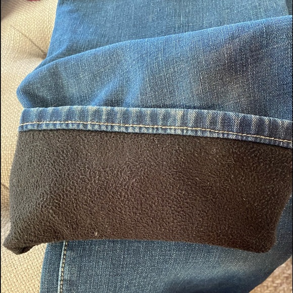 Men’s fleece-lined jeans - Picture 5 of 5